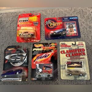 NASCAR Die-Cast Car Collection - Red, Blue, Black